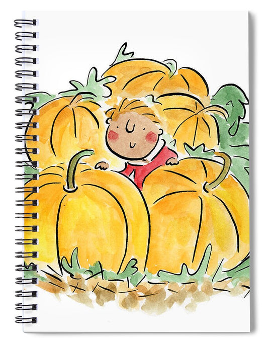 Pumpkin Patch - Spiral Notebook