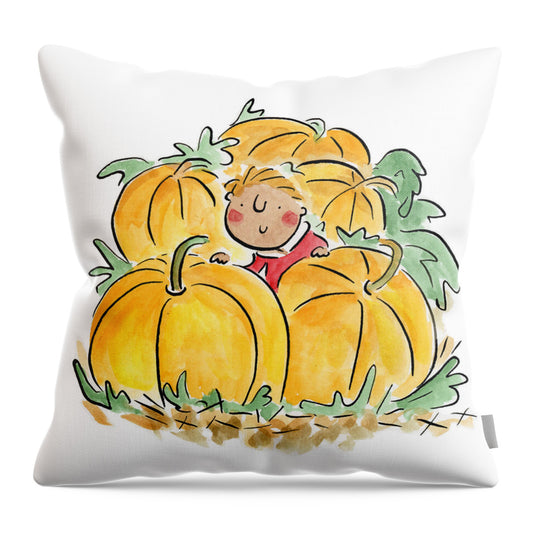 Pumpkin Patch - Throw Pillow