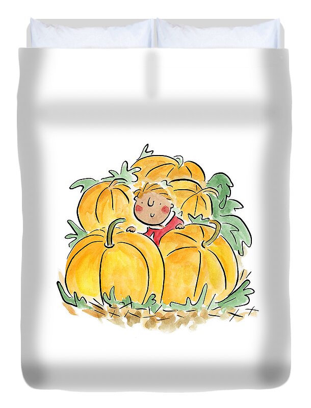 Pumpkin Patch - Duvet Cover