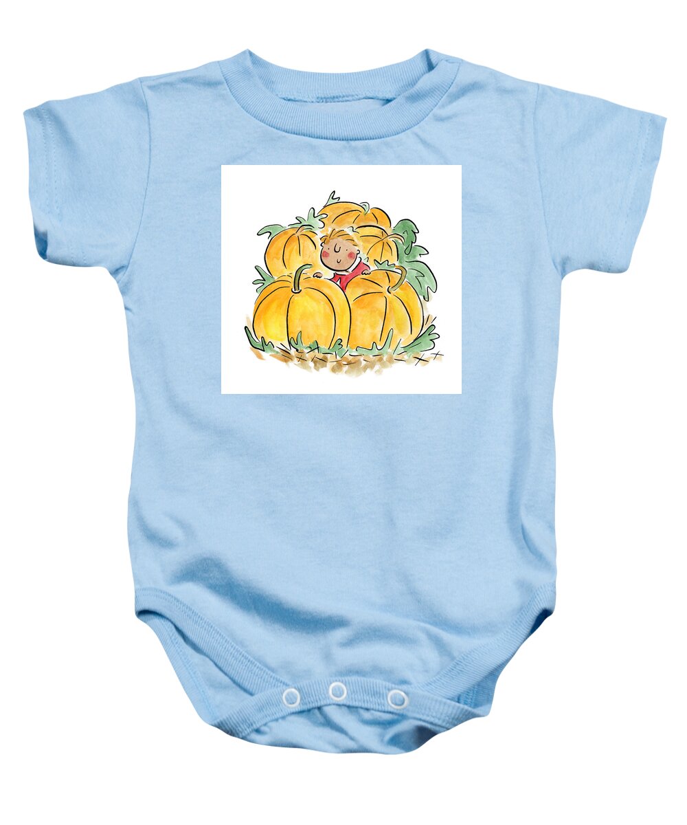 Pumpkin Patch - Baby Onesie