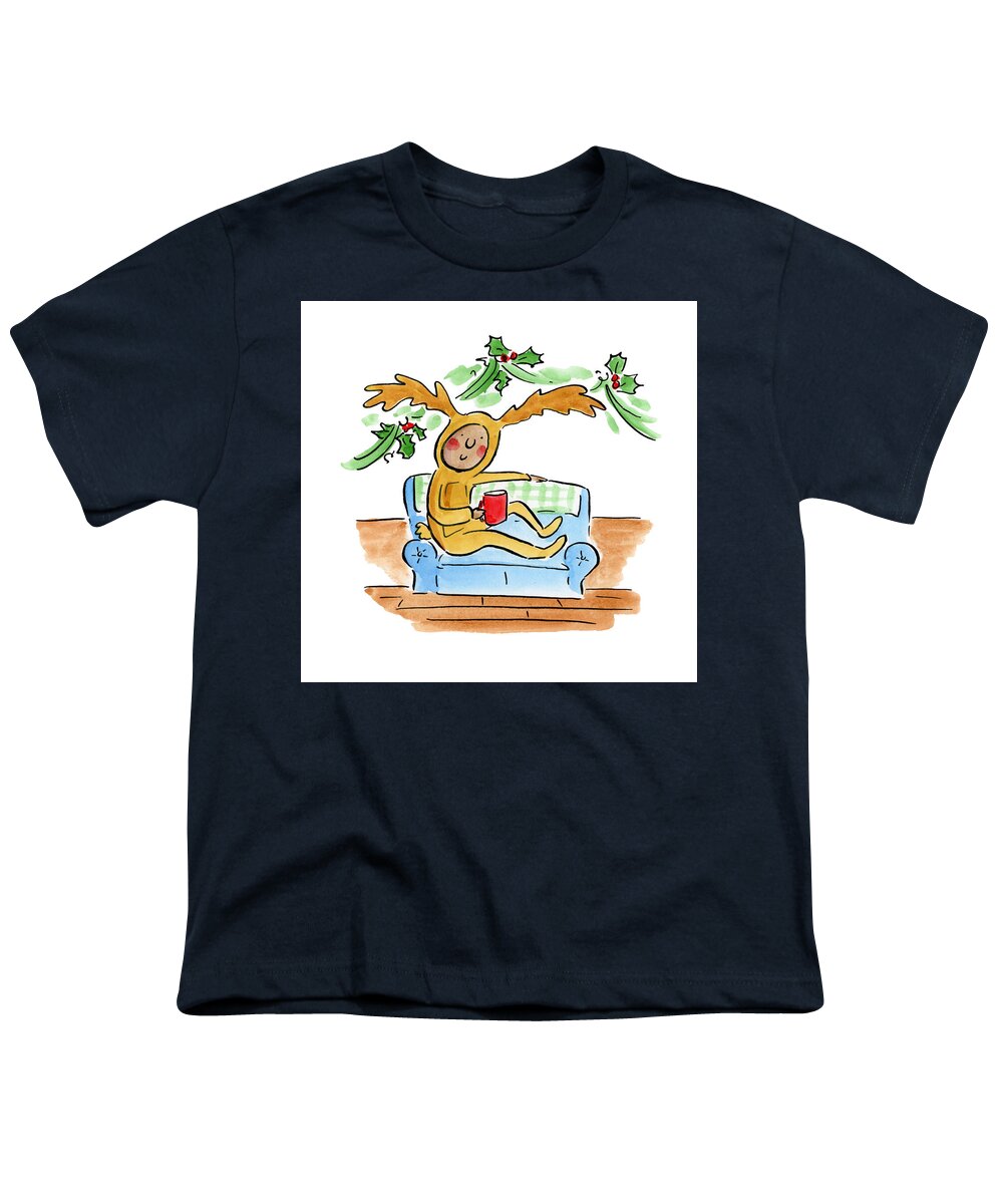 Reindeer Onesie - Youth T-Shirt