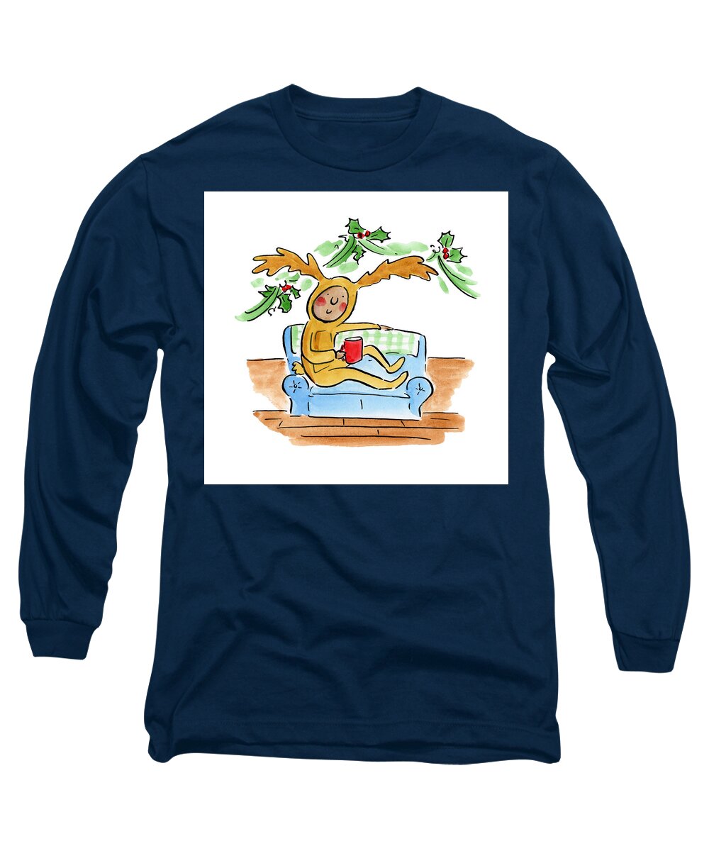 Reindeer Onesie - Long Sleeve T-Shirt