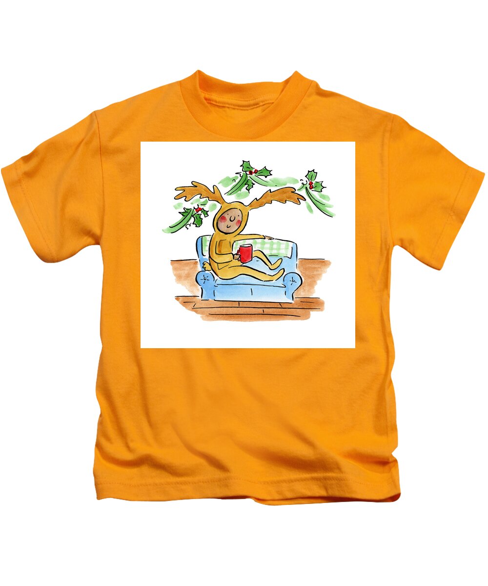 Reindeer Onesie - Kids T-Shirt