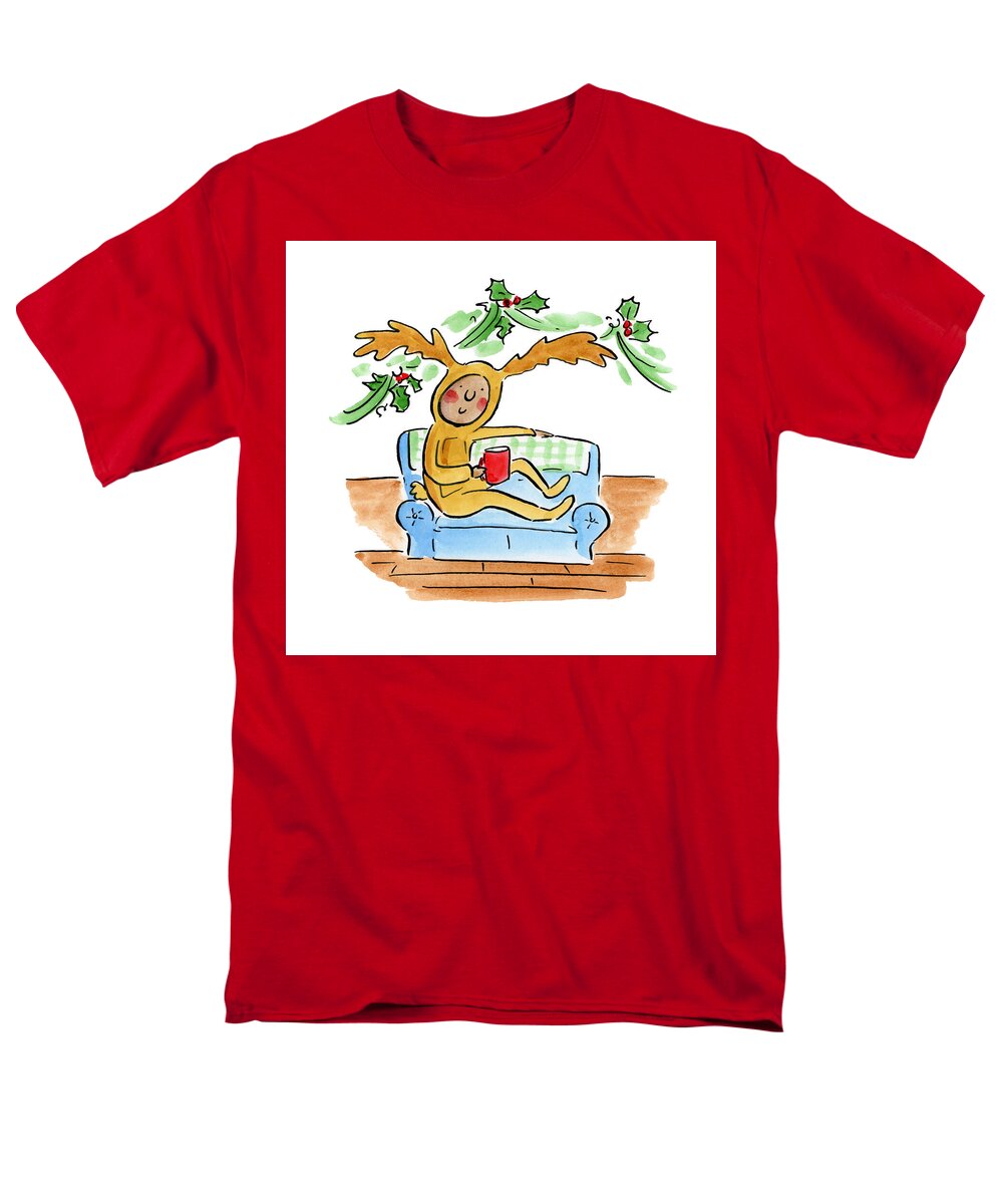 Reindeer Onesie - Men's T-Shirt  (Regular Fit)