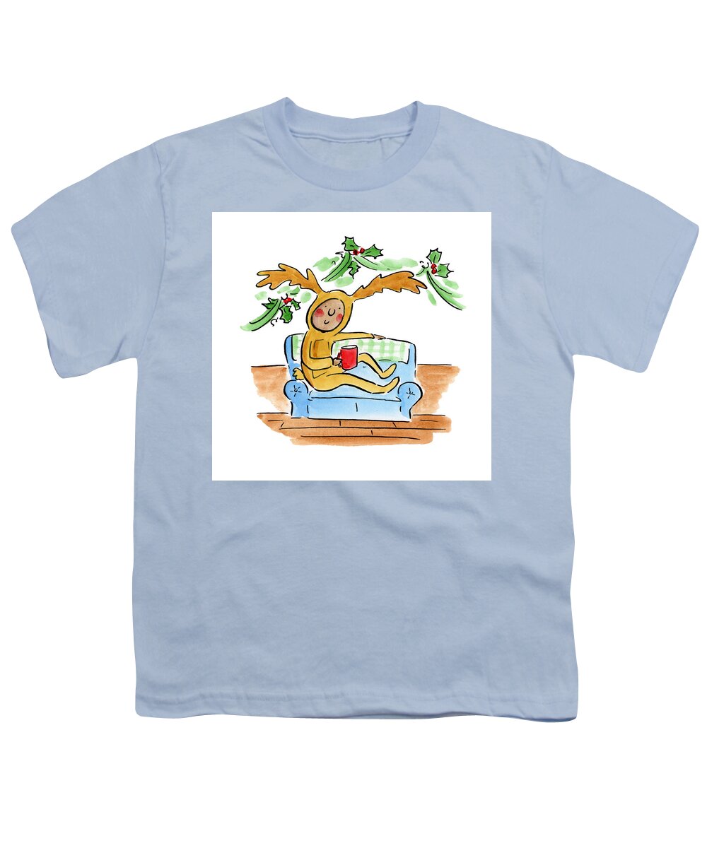 Reindeer Onesie - Youth T-Shirt