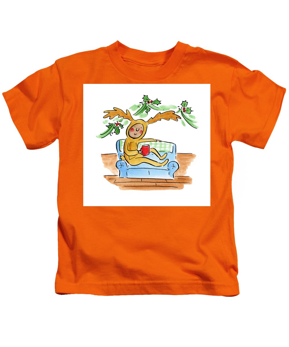 Reindeer Onesie - Kids T-Shirt