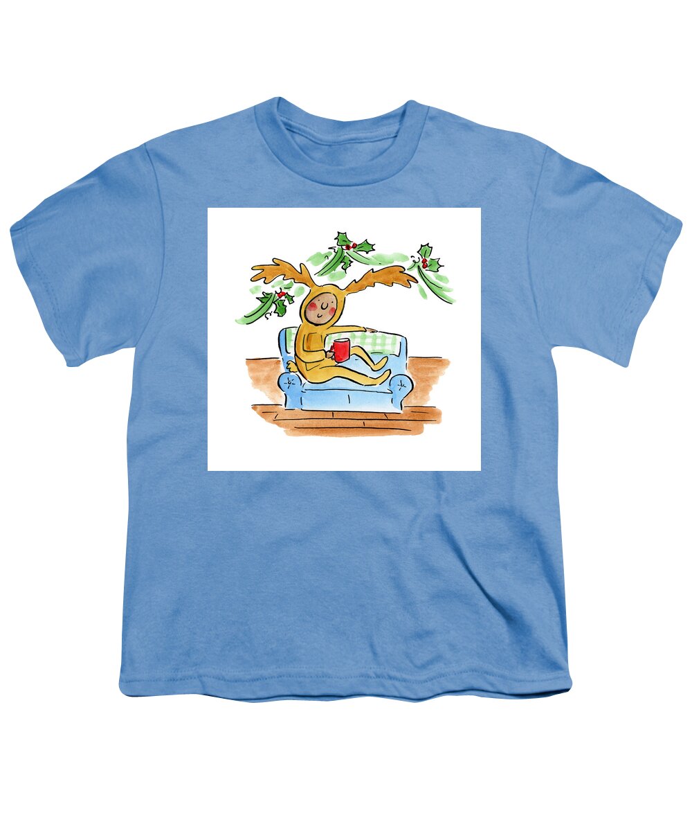 Reindeer Onesie - Youth T-Shirt