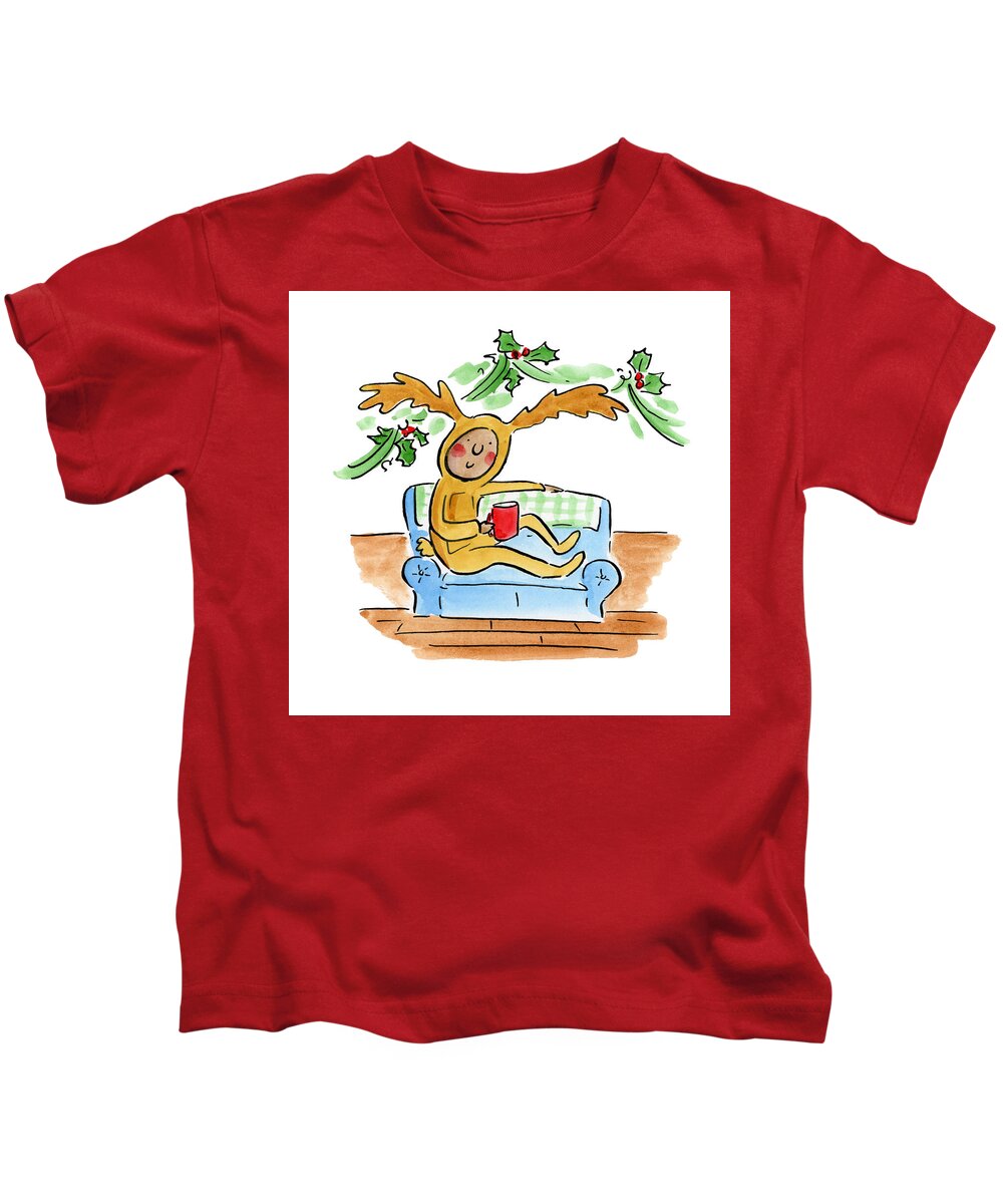 Reindeer Onesie - Kids T-Shirt