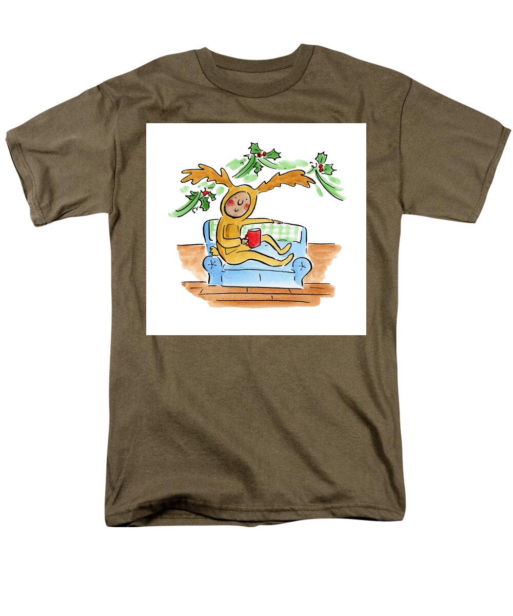 Reindeer Onesie - Men's T-Shirt  (Regular Fit)