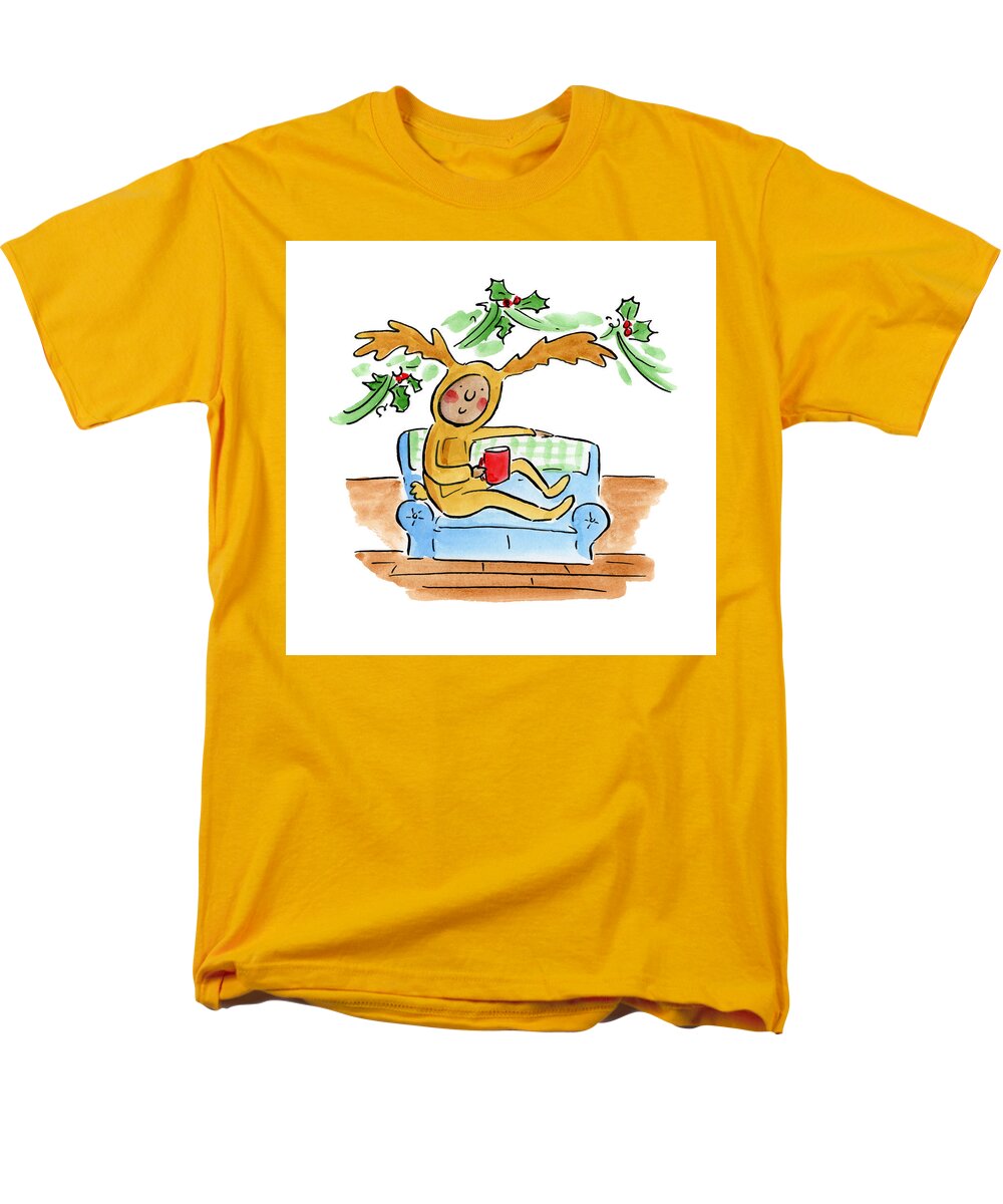 Reindeer Onesie - Men's T-Shirt  (Regular Fit)