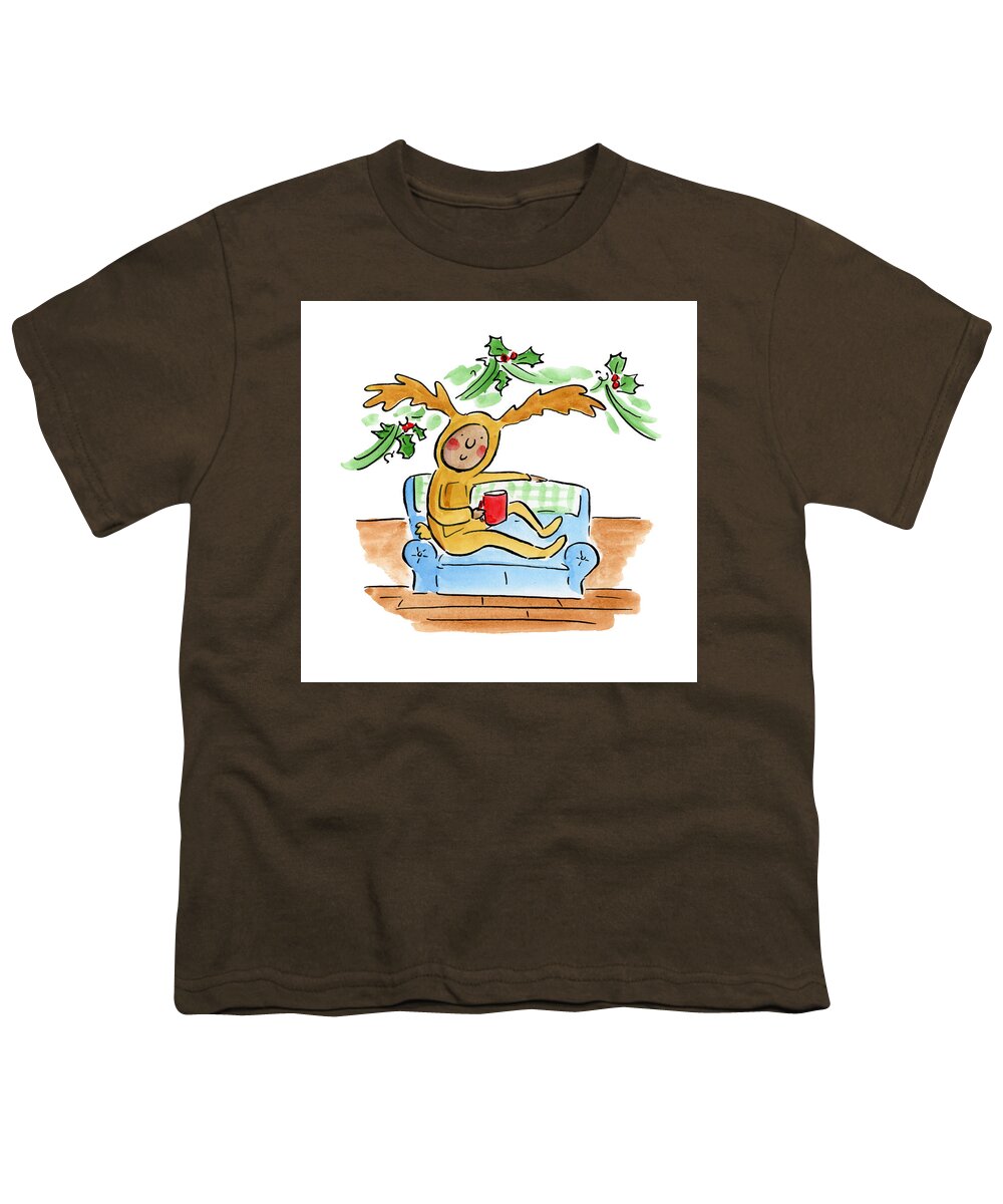 Reindeer Onesie - Youth T-Shirt