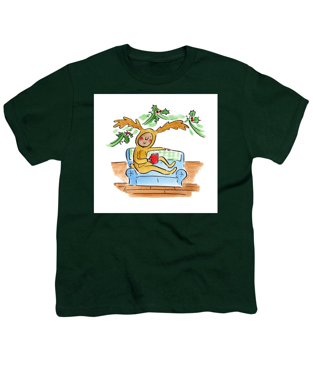 Reindeer Onesie - Youth T-Shirt