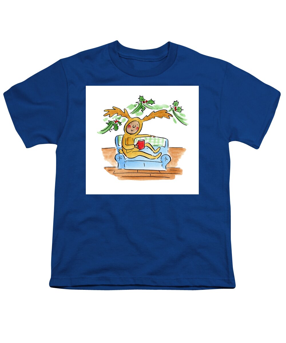 Reindeer Onesie - Youth T-Shirt