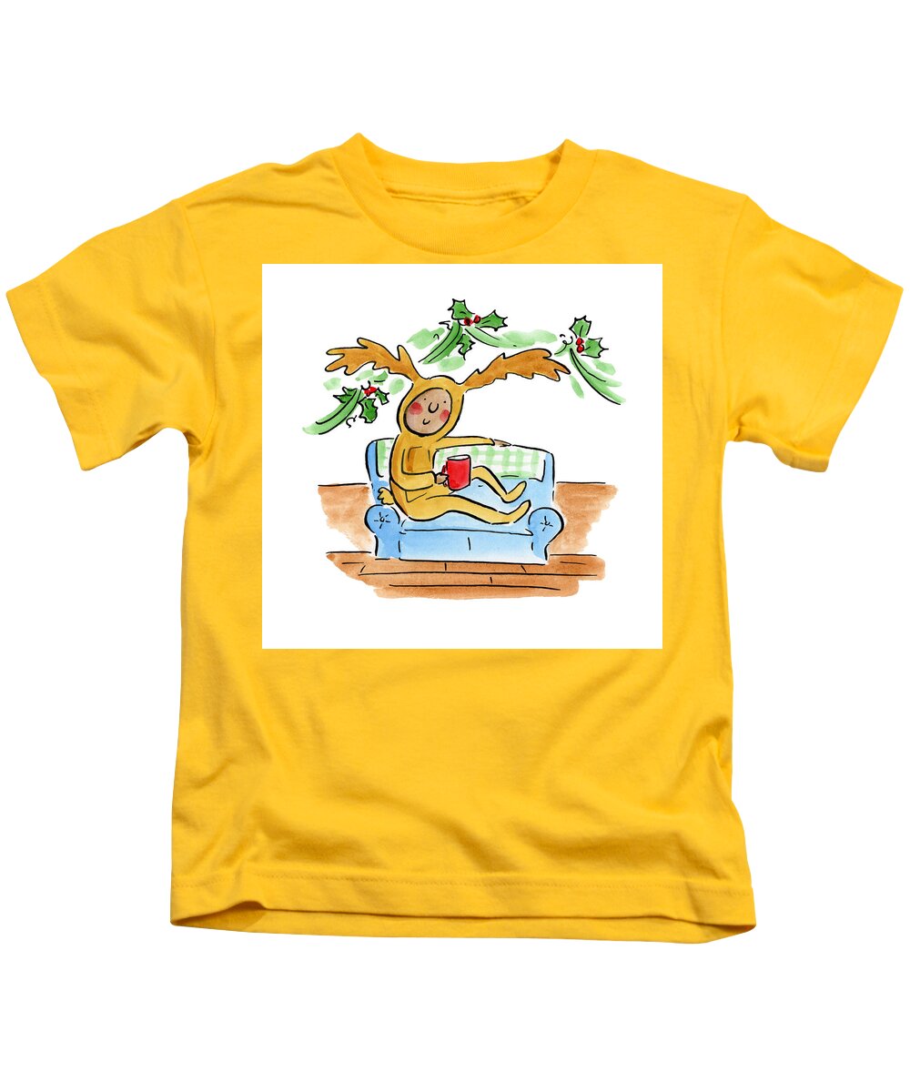 Reindeer Onesie - Kids T-Shirt