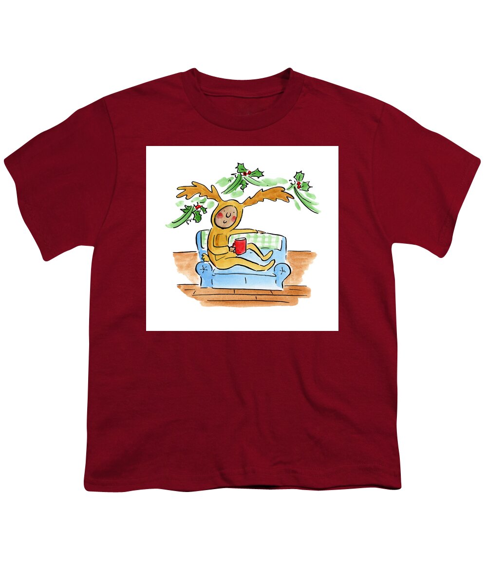 Reindeer Onesie - Youth T-Shirt