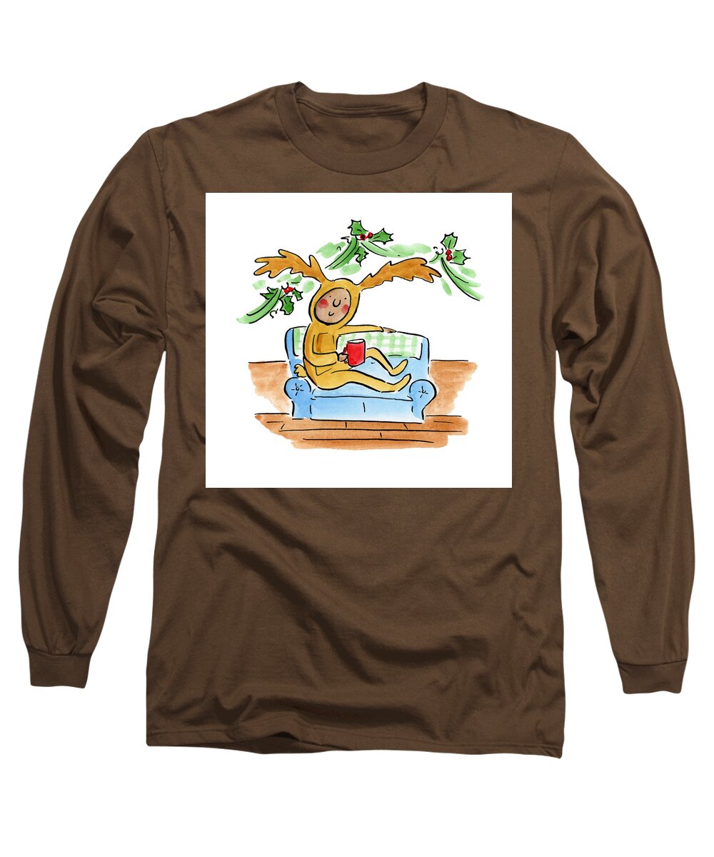 Reindeer Onesie - Long Sleeve T-Shirt