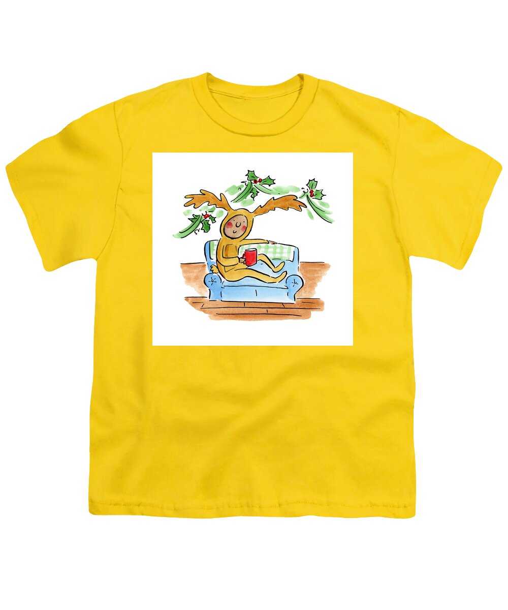 Reindeer Onesie - Youth T-Shirt