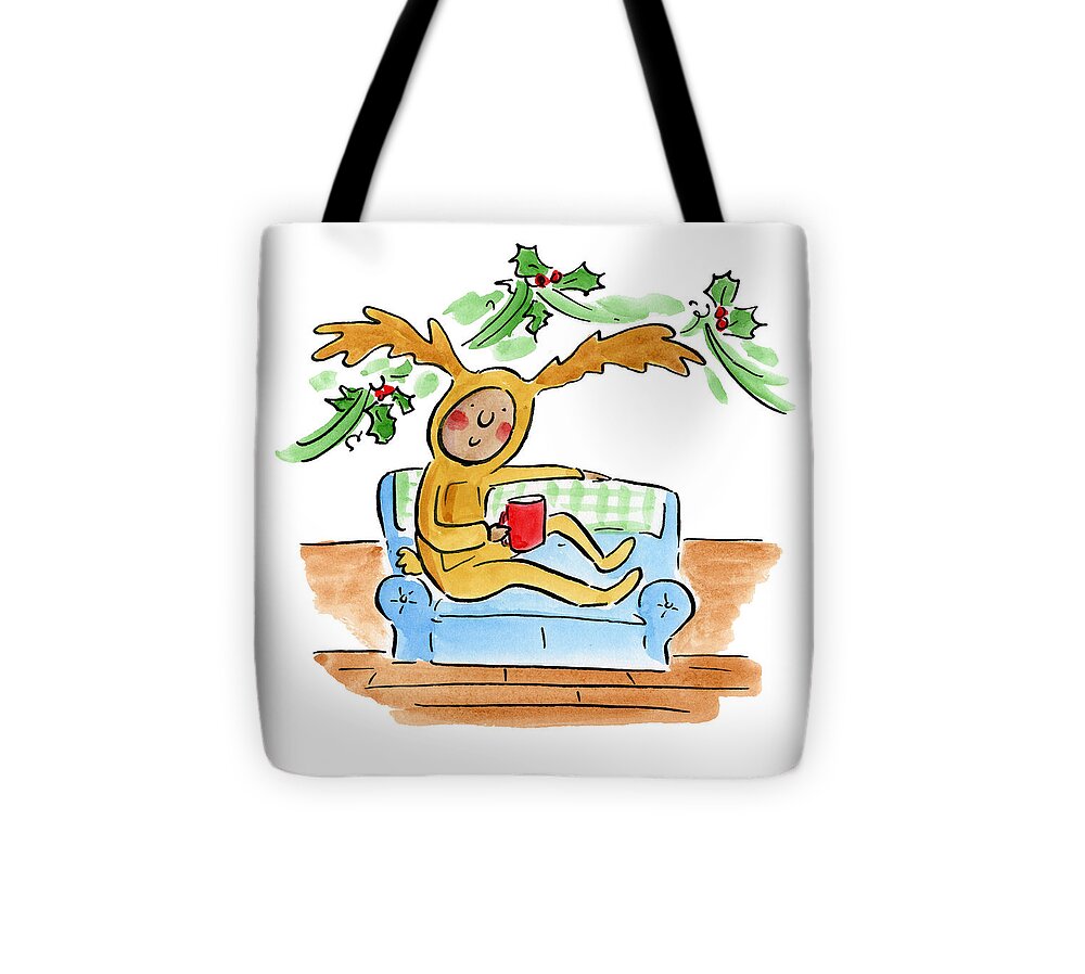 Reindeer Onesie - Tote Bag