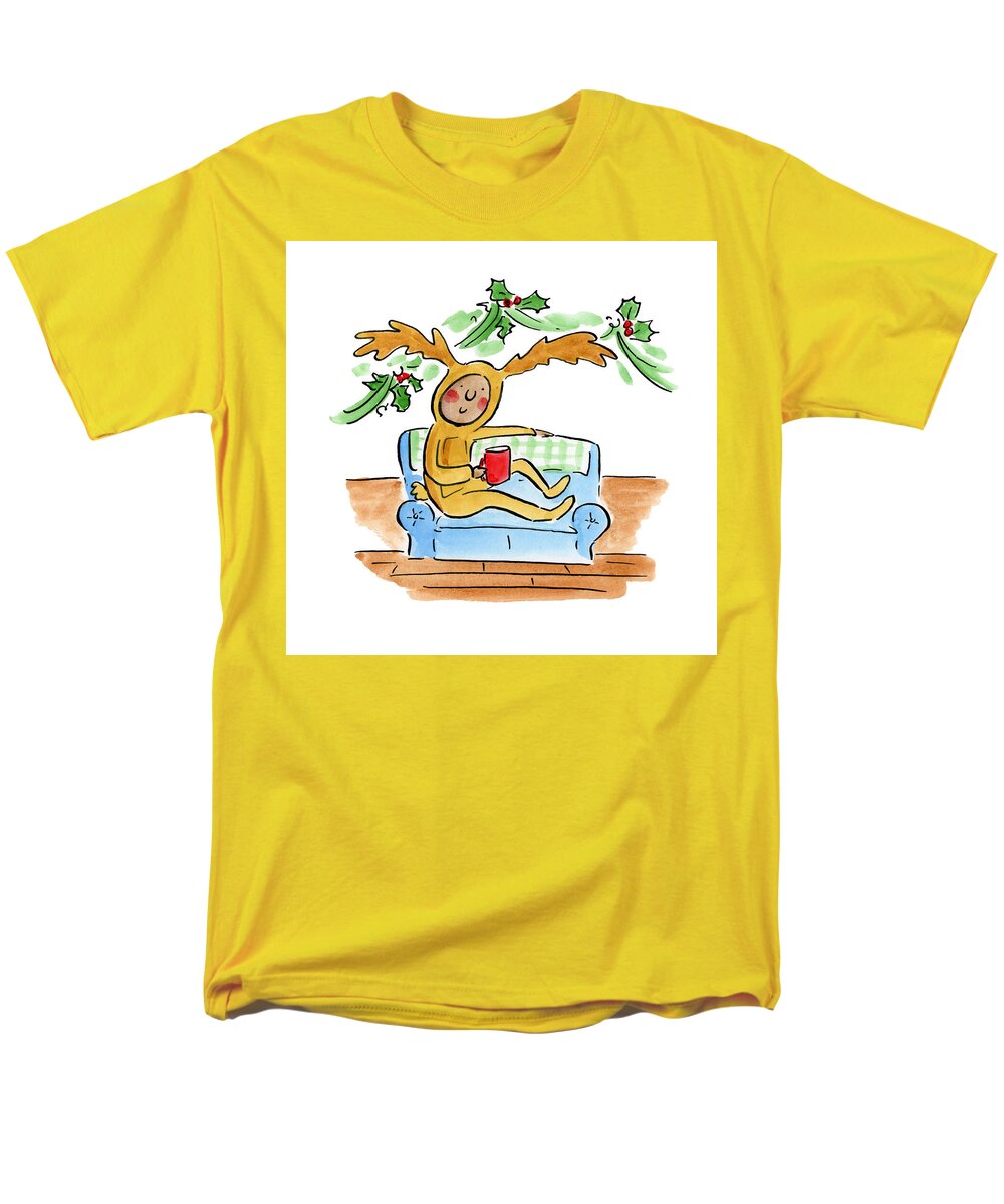 Reindeer Onesie - Men's T-Shirt  (Regular Fit)