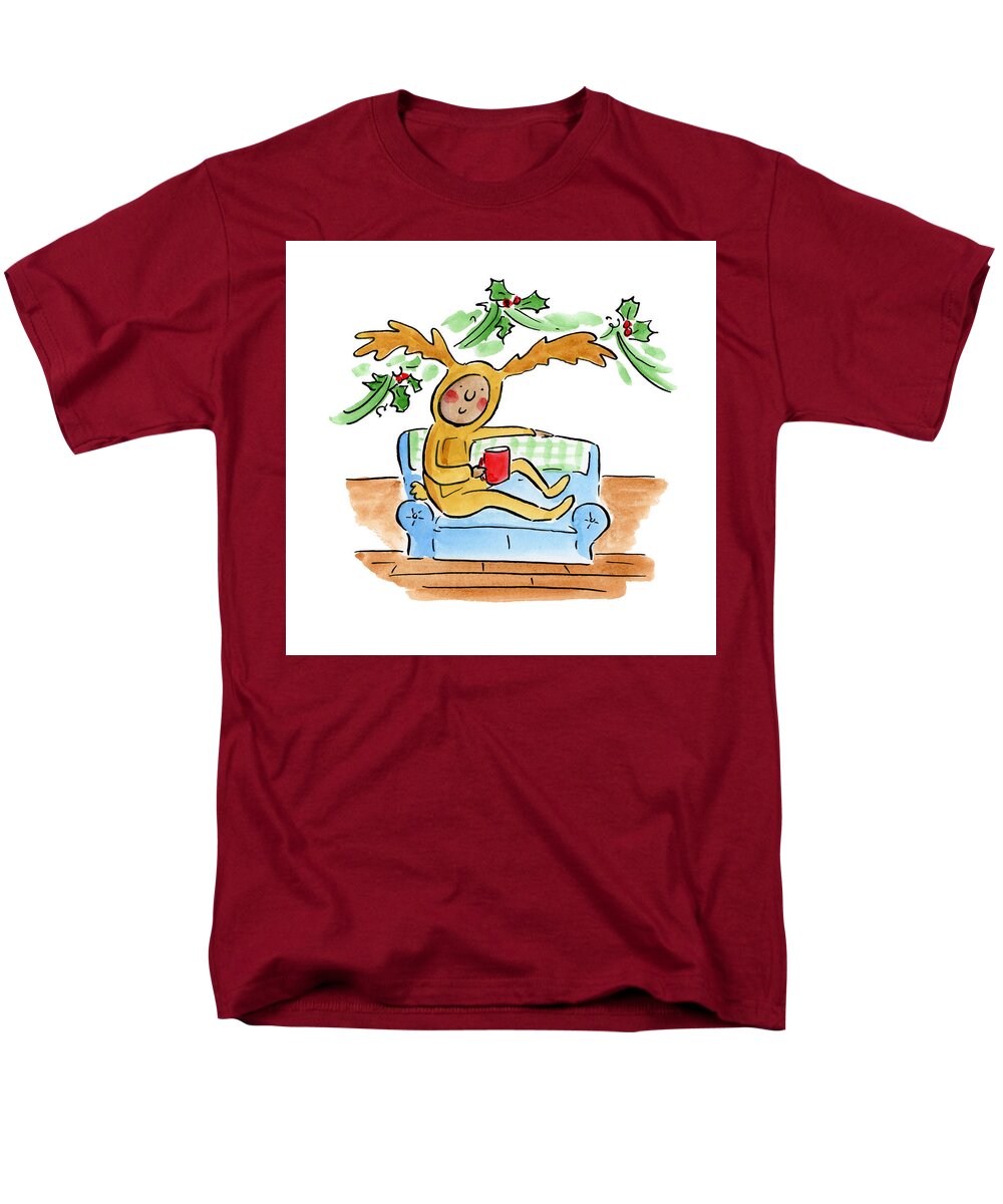 Reindeer Onesie - Men's T-Shirt  (Regular Fit)