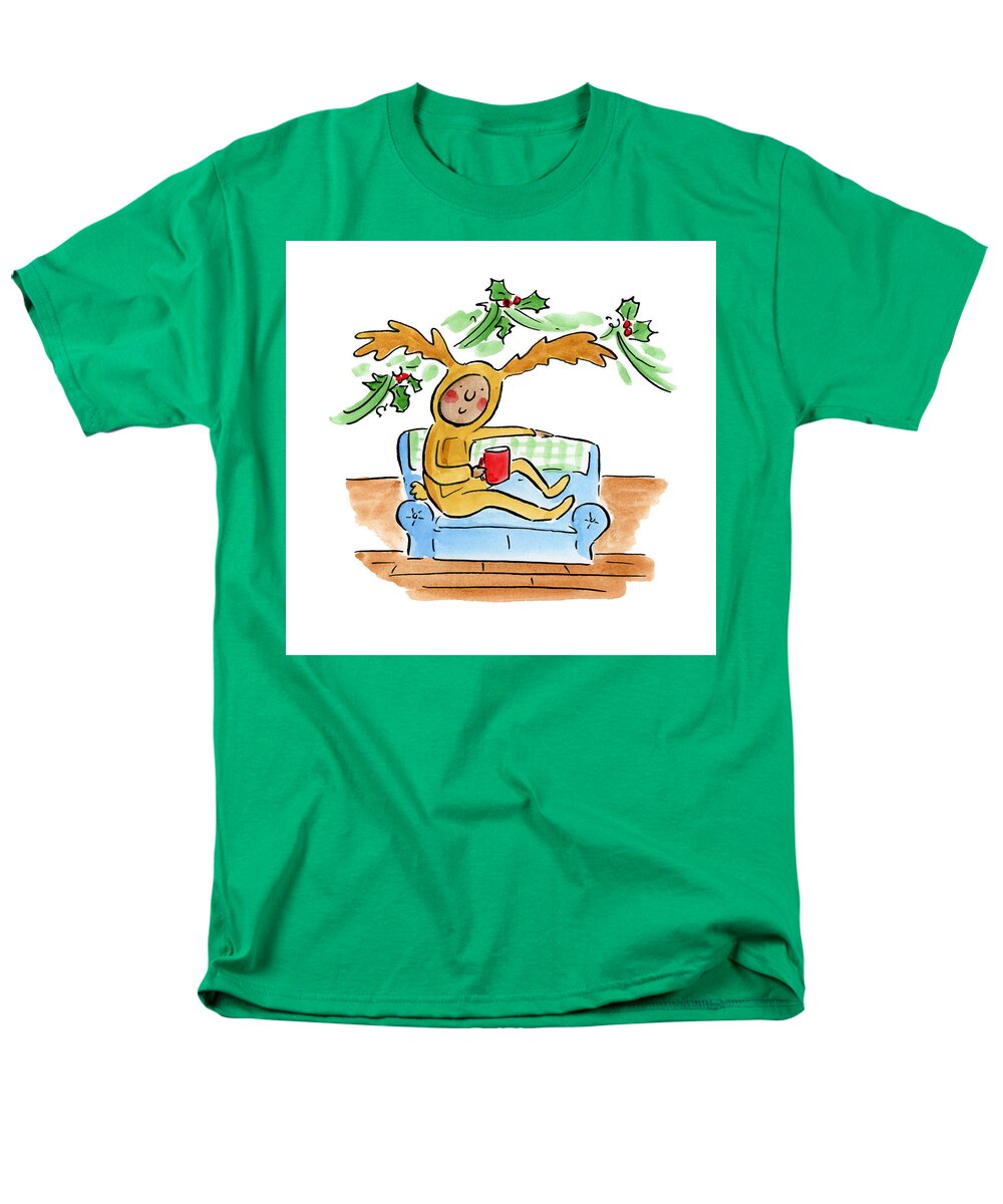 Reindeer Onesie - Men's T-Shirt  (Regular Fit)