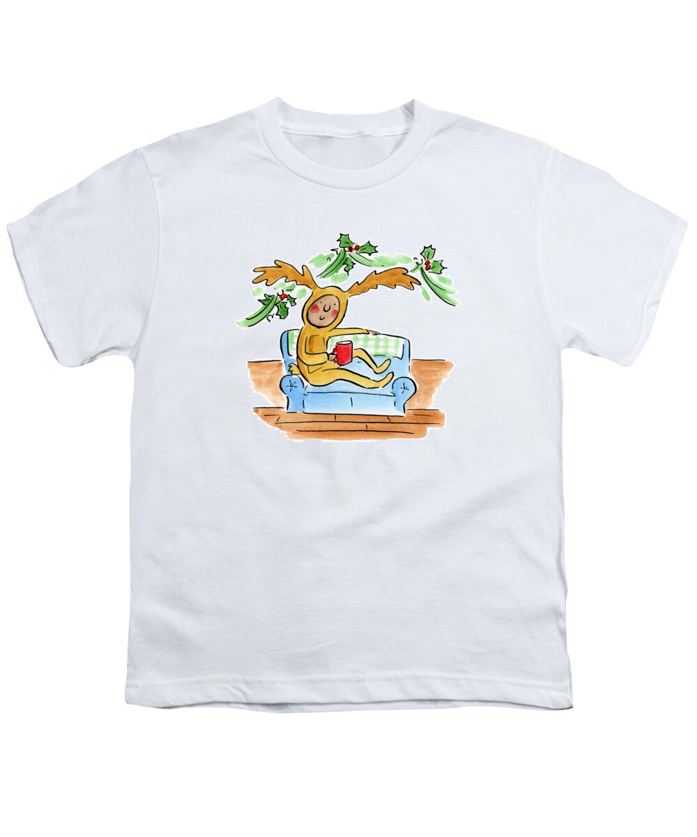 Reindeer Onesie - Youth T-Shirt