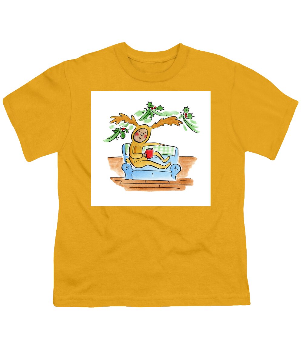 Reindeer Onesie - Youth T-Shirt