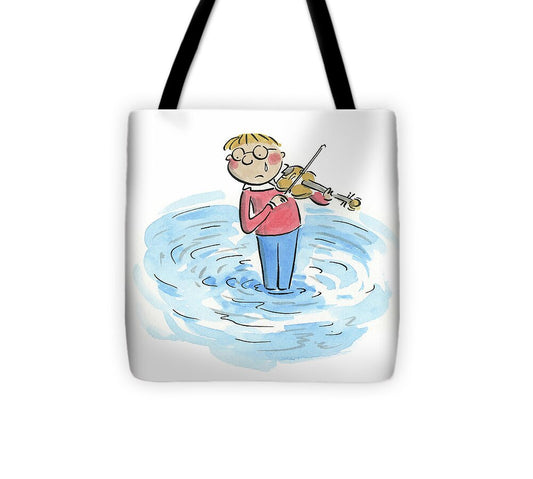Sad Violinist - Tote Bag