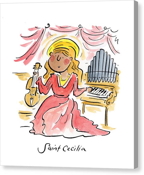 Saint Cecilia - Canvas Print