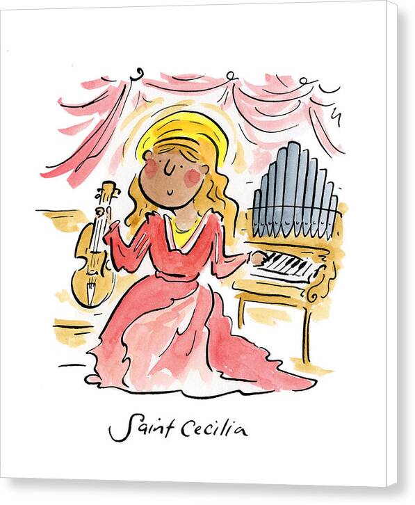 Saint Cecilia - Canvas Print