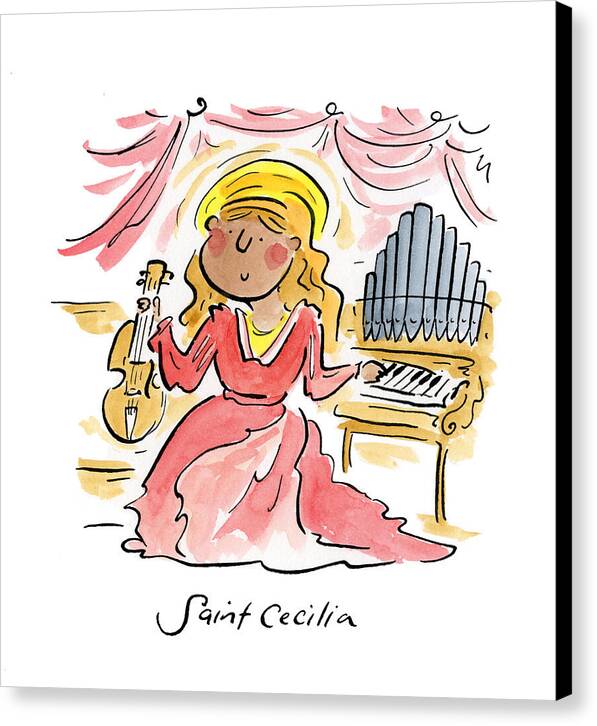 Saint Cecilia - Canvas Print