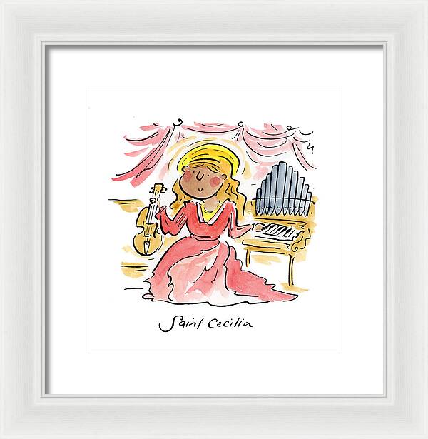 Saint Cecilia - Framed Print