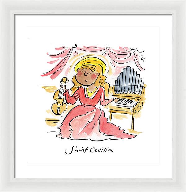 Saint Cecilia - Framed Print