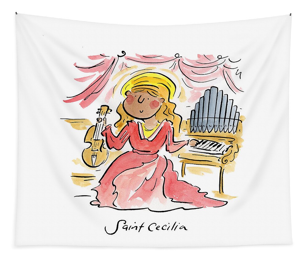 Saint Cecilia - Tapestry