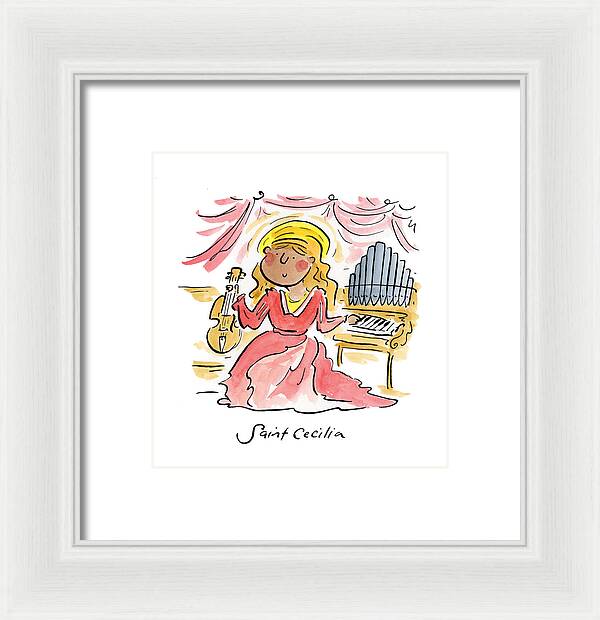 Saint Cecilia - Framed Print
