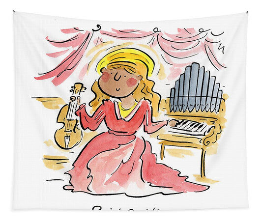 Saint Cecilia - Tapestry
