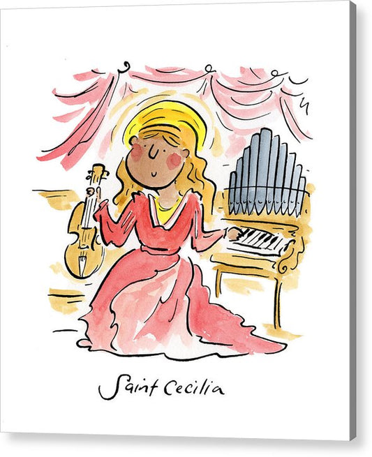 Saint Cecilia - Acrylic Print