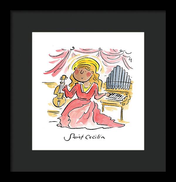 Saint Cecilia - Framed Print