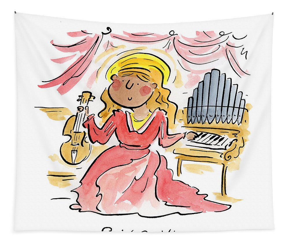 Saint Cecilia - Tapestry