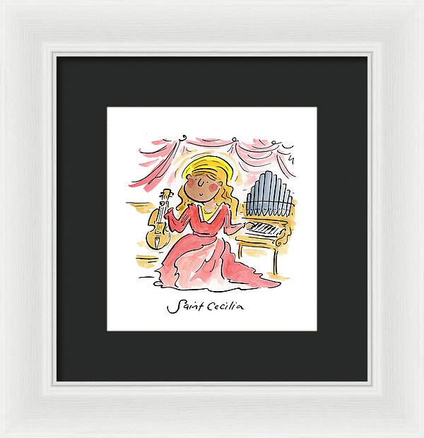 Saint Cecilia - Framed Print