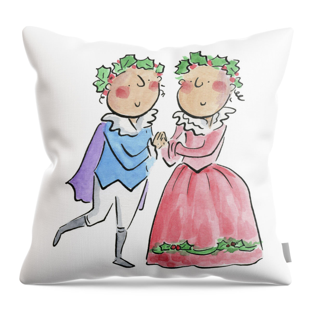 Sans Carol - Throw Pillow