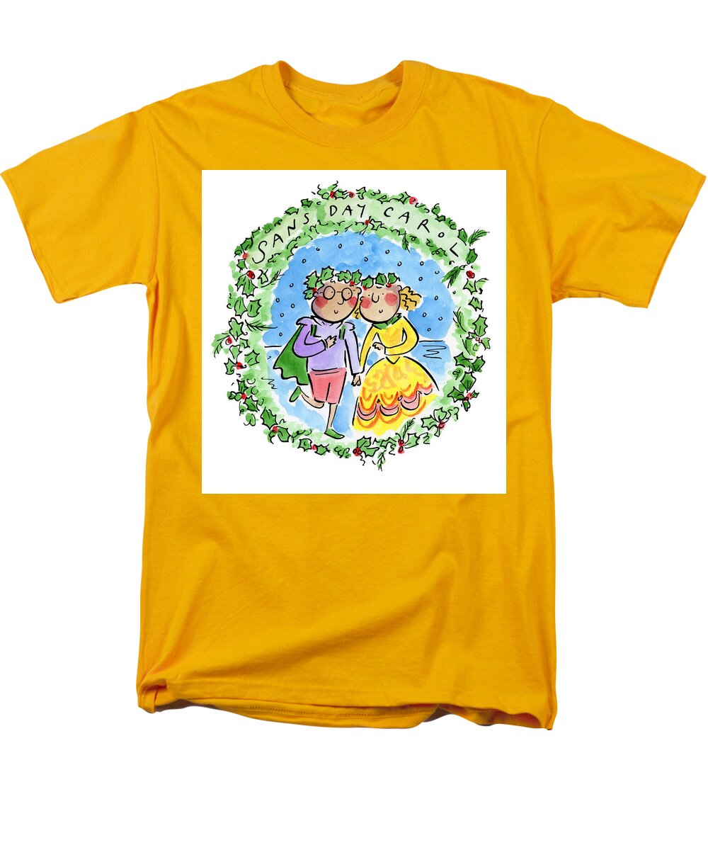 Sans Day Carol - Men's T-Shirt  (Regular Fit)