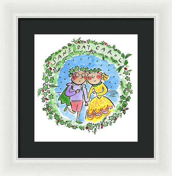 Sans Day Carol - Framed Print