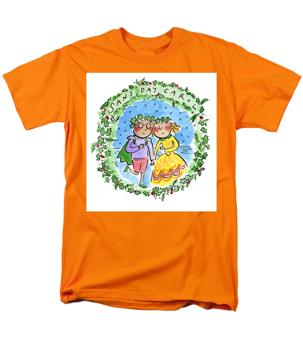 Sans Day Carol - Men's T-Shirt  (Regular Fit)