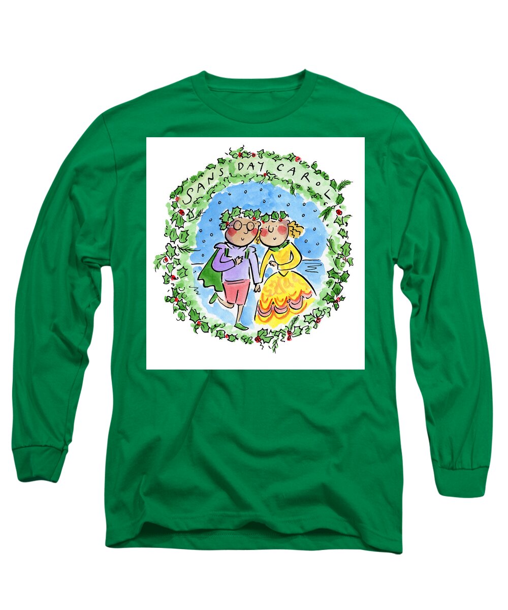 Sans Day Carol - Long Sleeve T-Shirt