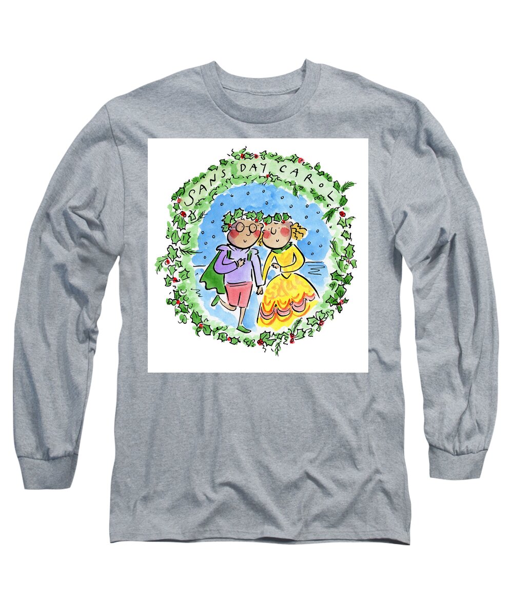 Sans Day Carol - Long Sleeve T-Shirt