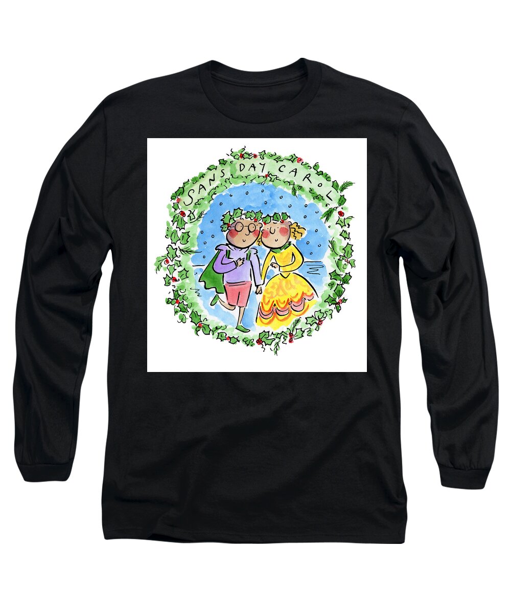 Sans Day Carol - Long Sleeve T-Shirt