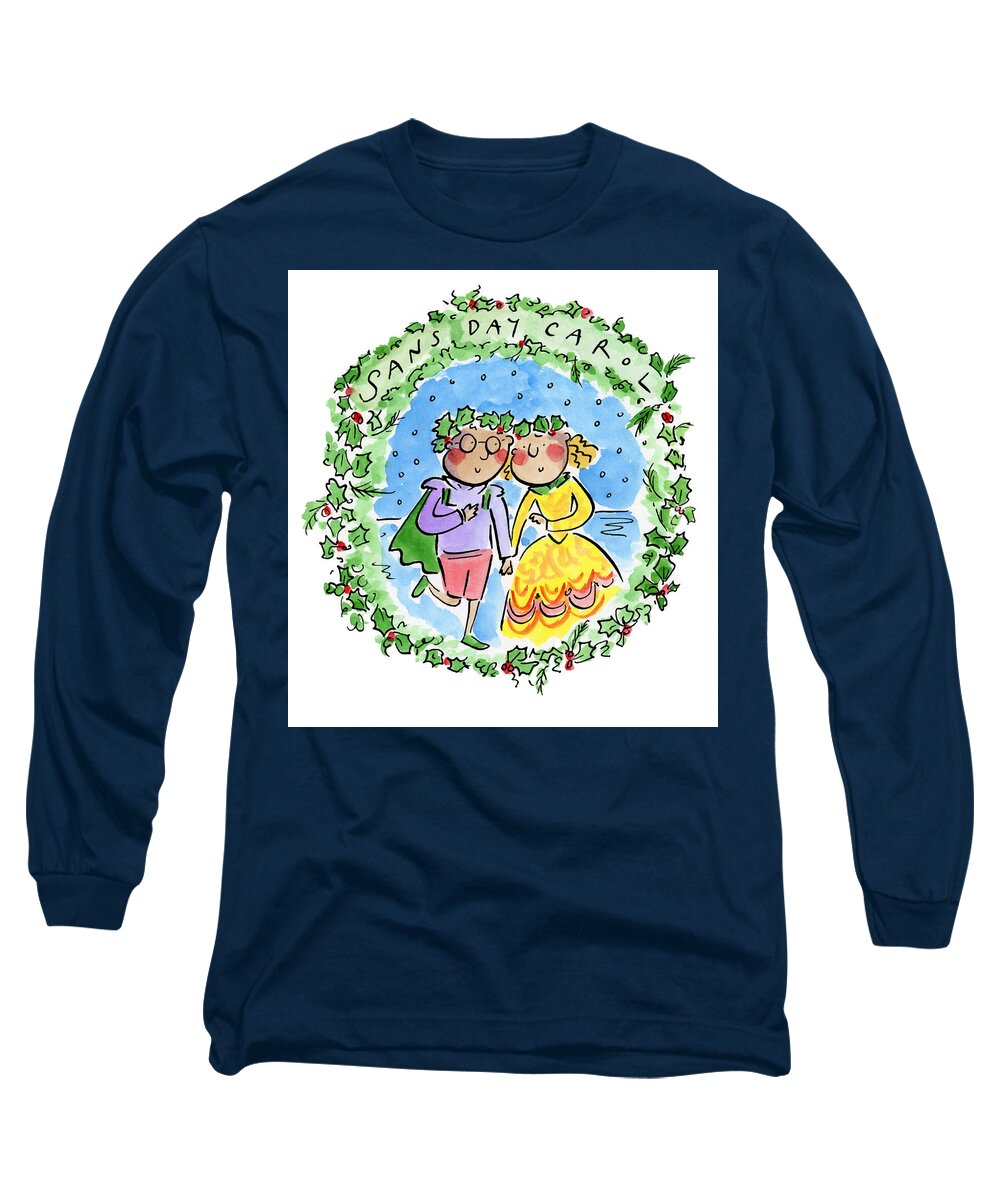 Sans Day Carol - Long Sleeve T-Shirt