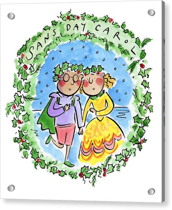 Sans Day Carol - Acrylic Print
