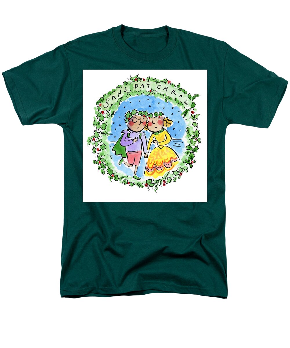 Sans Day Carol - Men's T-Shirt  (Regular Fit)